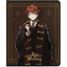 Зошит 24 арк., клітинка, гібр. лак + УФ лак, Harry Potter HP25-238 Kite