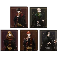 Зошит 24 арк., клітинка, гібр. лак + УФ лак, Harry Potter HP25-238 Kite