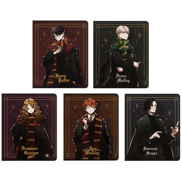 Зошит 24 арк., клітинка, гібр. лак + УФ лак, Harry Potter HP25-238 Kite