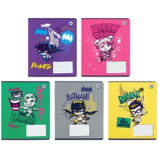 Зошит 12 арк., клітинка, софт тач + УФ лак, DC Comics DC25-232 Kite