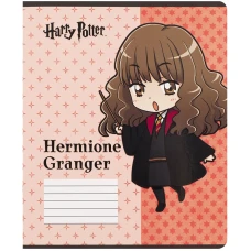 Зошит 12 арк., клітинка, софт тач + УФ лак, Harry Potter HP25-232-1 Kite