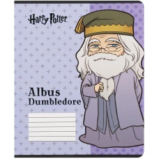 Зошит 12 арк., клітинка, софт тач + УФ лак, Harry Potter HP25-232-1 Kite