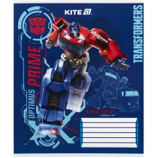 Зошит 12 арк., коса, гібр. лак + УФ лак, Transformers TF25-235 Kite