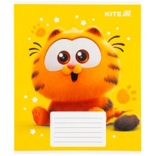 Зошит 12 арк., коса лінія, софт тач + УФ лак, Garfield GF25-235 Kite