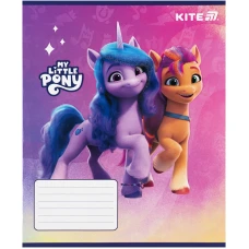 Зошит 12 арк., коса, УФ лак + глітер, My Little Pony LP25-235 Kite
