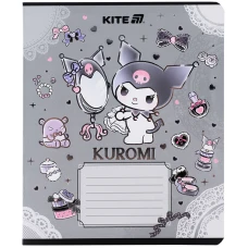 Зошит 18 арк., лінія, фольга + УФ лак, Kuromi HK25-237-1 Kite