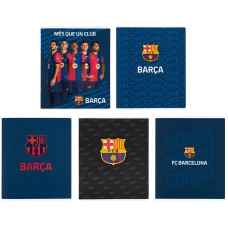 Зошит 24 арк., клітинка, софт тач + УФ лак, FC Barcelona BC25-238 Kite