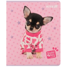 Зошит 24 арк., клітинка, софт тач + УФ лак, Studio Pets SP25-238 Kite