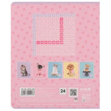 Зошит 24 арк., клітинка, софт тач + УФ лак, Studio Pets SP25-238 Kite