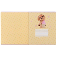 Зошит 24 арк., клітинка, софт тач + УФ лак, Studio Pets SP25-238 Kite
