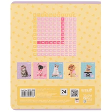 Зошит 24 арк., клітинка, софт тач + УФ лак, Studio Pets SP25-238 Kite