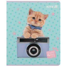 Зошит 24 арк., клітинка, софт тач + УФ лак, Studio Pets SP25-238 Kite