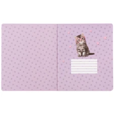 Зошит 24 арк., клітинка, софт тач + УФ лак, Studio Pets SP25-238 Kite