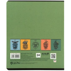 Зошит 24 арк., лінія, гібр. лак + УФ лак, Harry Potter HP25-239 Kite