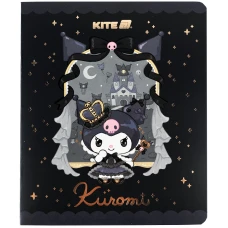 Зошит 24 арк., лінія, фольга + УФ лак, Kuromi HK25-239 Kite
