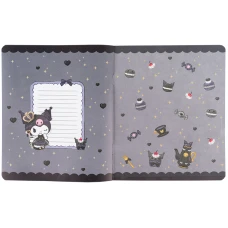 Зошит 24 арк., лінія, фольга + УФ лак, Kuromi HK25-239 Kite