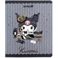 Зошит 24 арк., лінія, фольга + УФ лак, Kuromi HK25-239 Kite