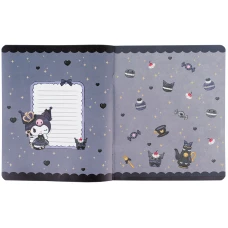 Зошит 24 арк., лінія, фольга + УФ лак, Kuromi HK25-239 Kite