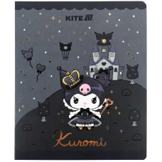 Зошит 24 арк., лінія, фольга + УФ лак, Kuromi HK25-239 Kite