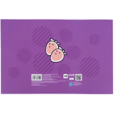 Зошит для малювання, 12 арк., скоба, софт тач + УФ лак, My Little Pony LP25-241 Kite
