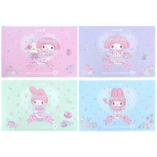 Зошит для малювання, 12 арк., скоба, УФ лак + глітер, LMy Melody HK25-241-3 Kite