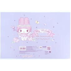 Зошит для малювання, 12 арк., скоба, УФ лак + глітер, LMy Melody HK25-241-3 Kite