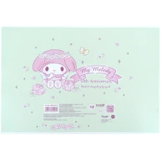 Зошит для малювання, 12 арк., скоба, УФ лак + глітер, LMy Melody HK25-241-3 Kite