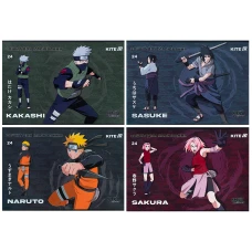 Зошит для малювання, 24 арк., скоба, гібр. лак + УФ лак, Naruto NR25-242 Kite