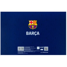 Зошит для малювання, 24 арк., скоба, софт тач + УФ лак, FC Barcelona BC25-242 Kite