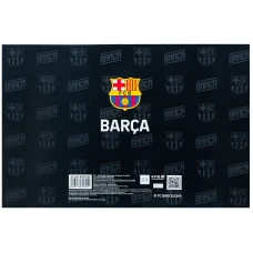 Зошит для малювання, 24 арк., скоба, софт тач + УФ лак, FC Barcelona BC25-242 Kite