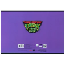 Зошит для малювання, 24 арк., скоба, софт тач + УФ лак, Ninja Turtles NT25-242 Kite