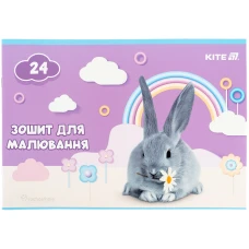 Зошит для малювання, 24 арк., скоба, софт тач + УФ лак, Rachael Hale R25-242 Kite