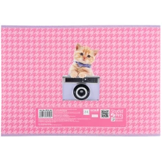 Зошит для малювання, 24 арк., скоба, софт тач + УФ лак, Studio Pets SP25-242 Kite