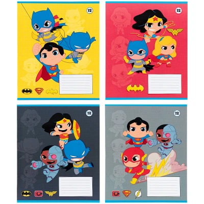 Зошит 12 арк., коса, софт тач + УФ лак, DC Comics DC25-235 Kite