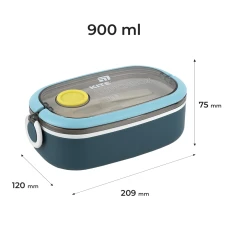 Ланчбокс 900 мл, синій, K25-1180-2 Kite