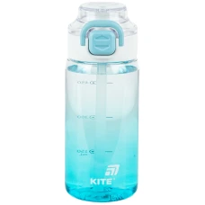 Пляшечка для води, 600 мл, блакитна, K25-1212-2 Kite