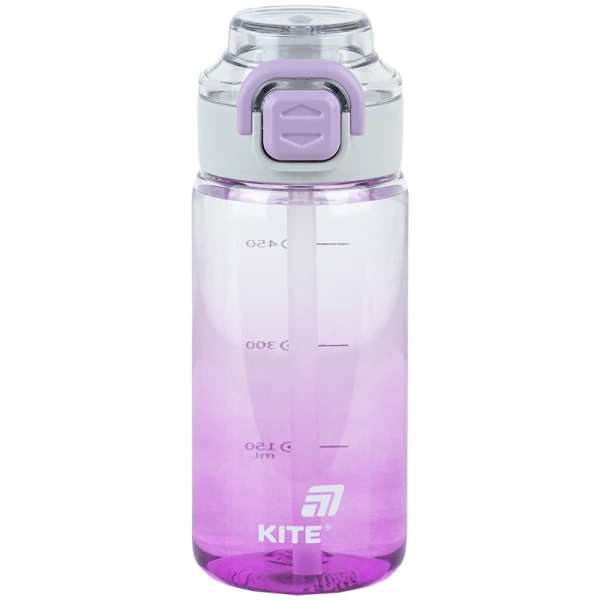 Пляшечка для води, 600 мл, фіолетова, K25-1212-3 Kite