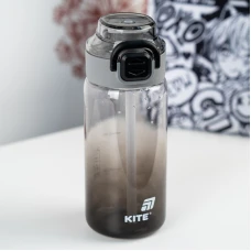 Пляшечка для води, 600 мл, чорна, K25-1212-1 Kite