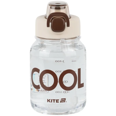 Пляшечка для води, 700 мл, біло-коричнева, K25-1217-1 Kite