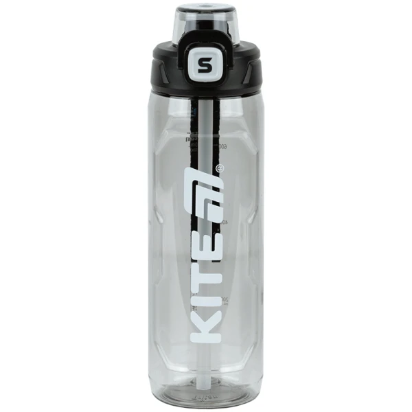Пляшечка для води, 800 мл, чорна, K25-1211-1 Kite