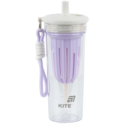 Стакан для води, 650 мл, біло-ліловий, K25-1219-2 Kite