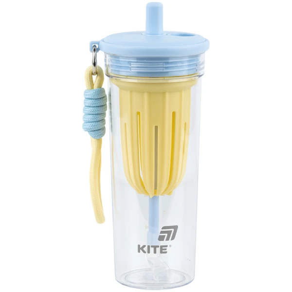 Стакан для води, 650 мл, жовто-блакитний, K25-1219-3 Kite