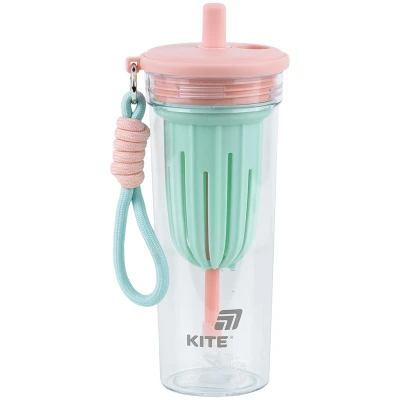 Стакан для води, 650 мл, рожево-зелений, K25-1219-1 Kite