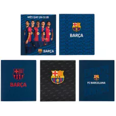 Зошит 24 арк., клітинка, софт тач + УФ лак, FC Barcelona BC25-238 Kite