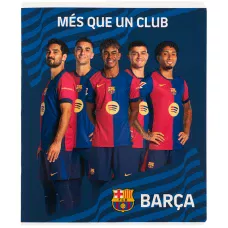 Зошит 24 арк., клітинка, софт тач + УФ лак, FC Barcelona BC25-238 Kite
