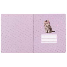 Зошит 24 арк., клітинка, софт тач + УФ лак, Studio Pets SP25-238 Kite