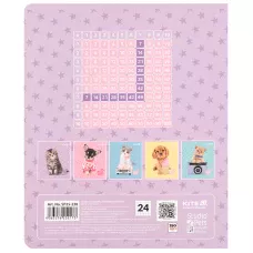 Зошит 24 арк., клітинка, софт тач + УФ лак, Studio Pets SP25-238 Kite