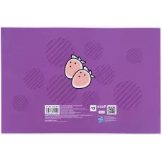 Зошит для малювання, 12 арк., скоба, софт тач + УФ лак, My Little Pony LP25-241 Kite