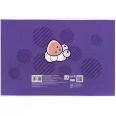 Зошит для малювання, 12 арк., скоба, софт тач + УФ лак, My Little Pony LP25-241 Kite