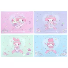 Зошит для малювання, 12 арк., скоба, УФ лак + глітер, LMy Melody HK25-241-3 Kite